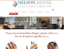 Tablet Screenshot of nelsonhouse.on.ca